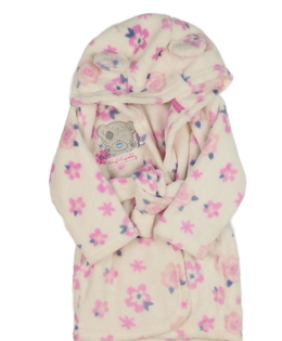 Světlý župan s květinami George