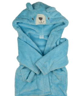 Modrý hebký župan vel. 1-2 roky