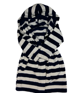 Bílo-modrý pruhovaný župan George