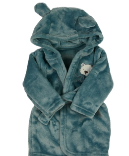 Modrý župan s medvědem George