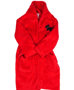 Červený župan s pejskem 