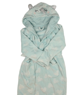 Tyrkysový jednorožčí župan se srdíčky George