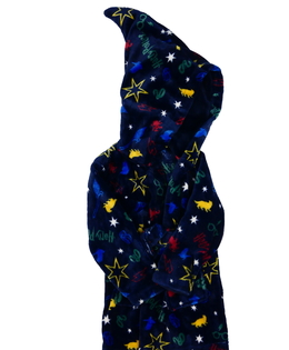 Tmavě modrý župan Harry Potter