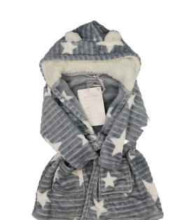 Nový světle šedý župan s hvězdami Primark 