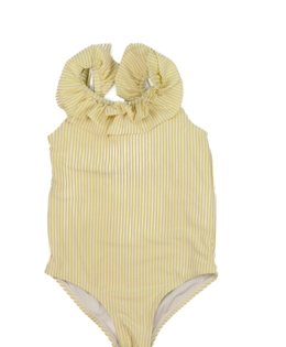 Žluté pruhované plavky M&S