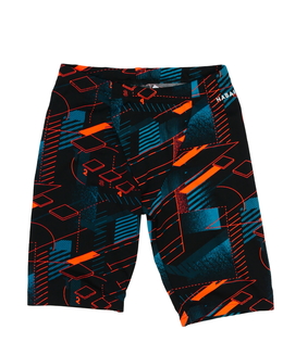 Plavkové vzorované kraťasy 