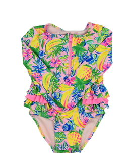 Barevné krásné plavky s volánky 