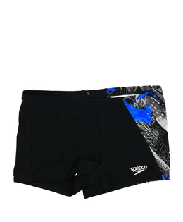 Černé plavky s barevným bokem Speedo