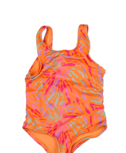 Oranžové vzorované plavky Primark 