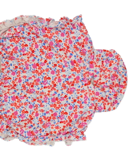 Bílý květinový župánek přes plavky M&S