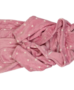 Růžový župan se srdíčky Tu 