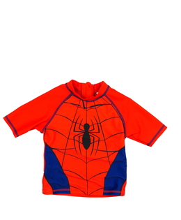 Červené plavkové triko Spider-man 
