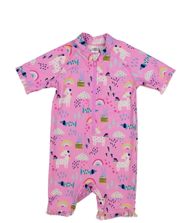 Růžové plavky s obrázky Next