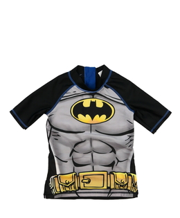Černé plavkové triko Batman