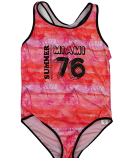 Červené plavky s palmami vel. 170 Primark 