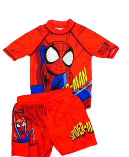 Dvoudílné červené plavky Spider-man Primark