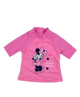 Růžové plavkové triko Minnie Disney 
