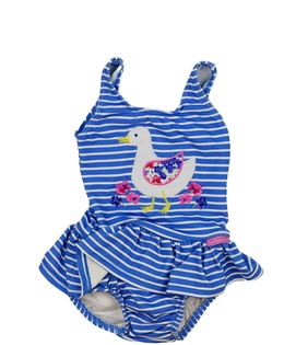 Modré kojenecké plavky s kachnou Jojo Maman Bébé