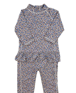 Světlé květinové plavky s volánkem Mothercare