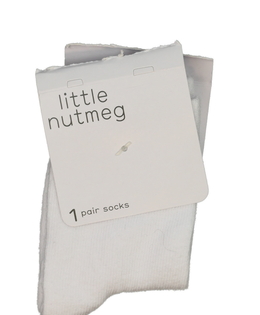 Nové bílé ponožky Nutmeg 