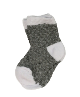 Nové šedo-bílé ponožky