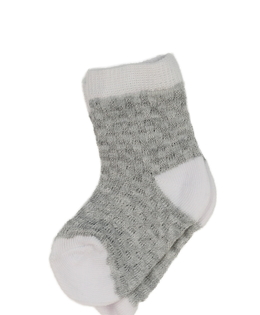 Nové světle šedo-bílé ponožky 