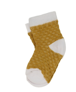 Nové žluto-bílé ponožky