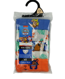 Nové slipy Tlapková Patrola 5 ks 