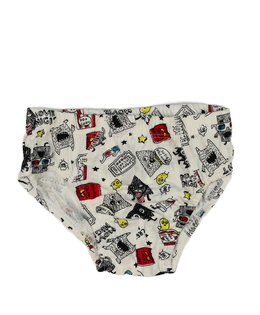 Nové bílé slipy s obrázky 