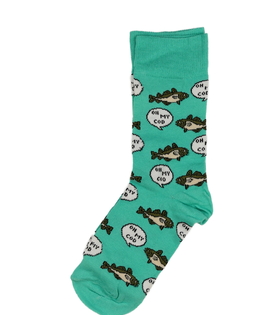 Nové tyrkysové ponožky s kaprem EUR 40-45