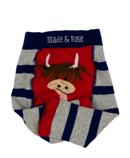 Nové pruhované punčochové legíny s býčkem