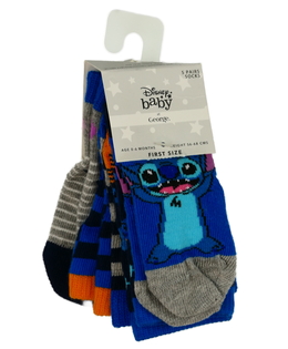 Nové baby ponožky 5 párů Stitch Disney George