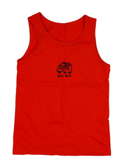 Červený nátělník s hasiči George