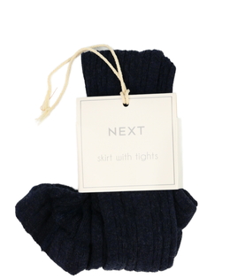 Nové tmavě modré vzorované punčocháče Next