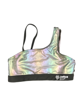 Metalická sportovní podprsenka 