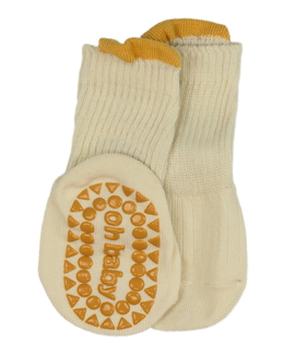 Nové hnědo-žluté ponožky 