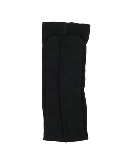 Nové černé žebrované punčocháče 