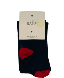 Nové modro-červené punčocháče M&S