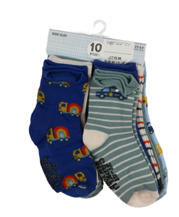 Nové protiskluzové ponožky 10 párů