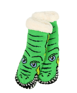 Nové zelené dinosauří zimní ponožky EUR 34-36