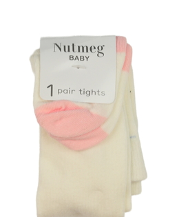 Nové krémovo-růžové punčocháče Nutmeg