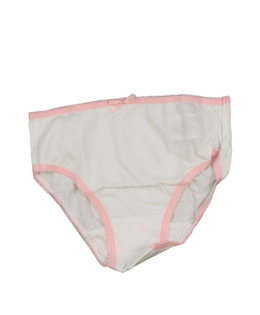 Nové bílé kalhotky s růžovými okraji Primark