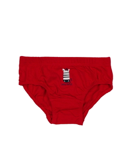 Nové červené slipy se zebrou F&F