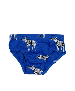 Nové modré slipy se zebrou F&F