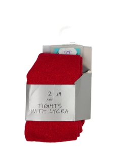 Nové červené lesklé punčocháče 