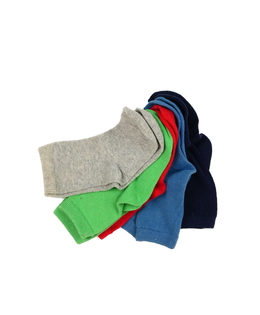 Nové jednobarevné ponožky 5 párů 