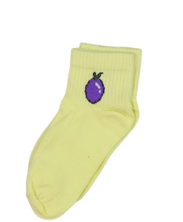 Nové žluté ponožky s ovocem EU 24-26