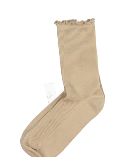 Nové hnědé žebrované ponožky EUR 33-35