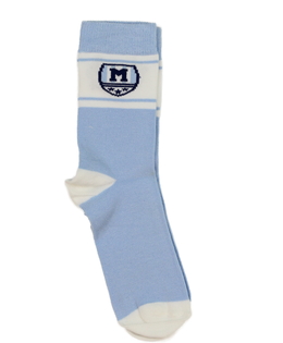 Nové modro-bílé ponožky EUR 27-30