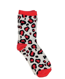 Nové bílé vzorované ponožky EUR 30-33